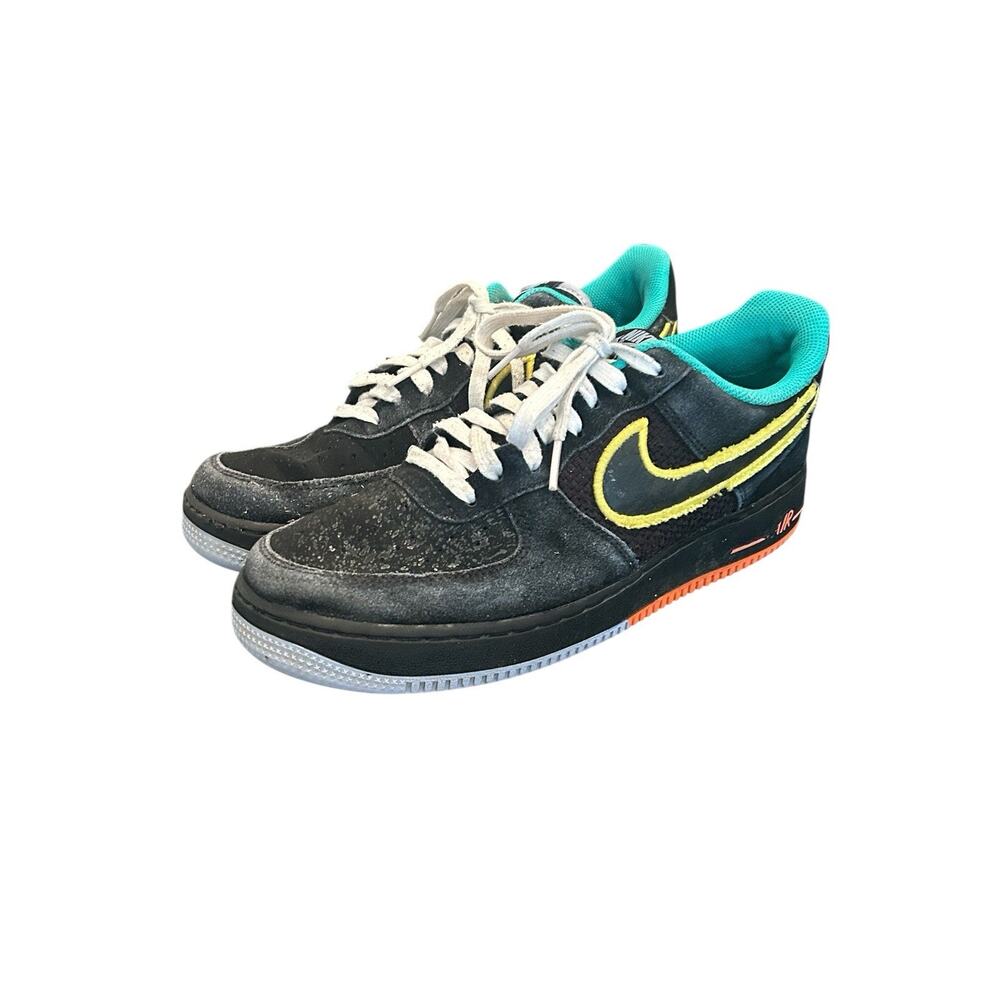 Nike Air Force 1 Peace And Unity Multicolored Sneakers Men's Size 8.5 - Picture 2 of 8